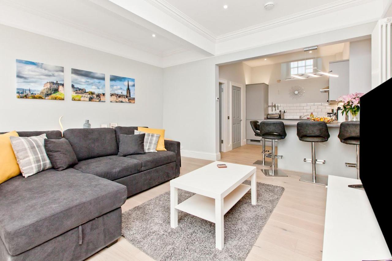 Modern & Spacious 1 Bed Apt, West End Edinburgh Luaran gambar